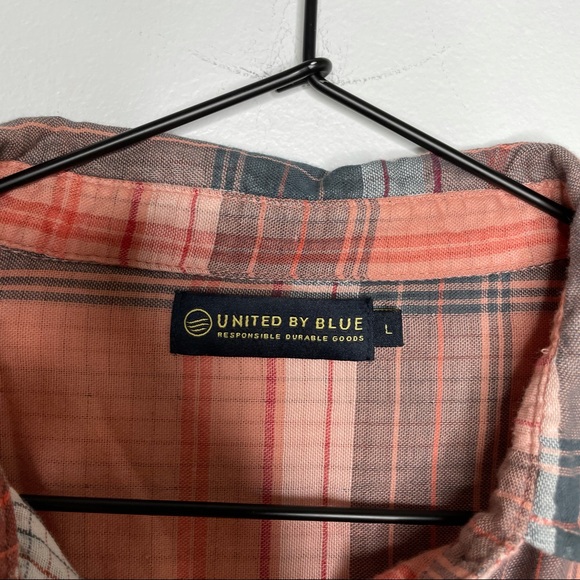 UNITED BY BLUE North Point LS Plaid Button Down L - Picture 2 of 6